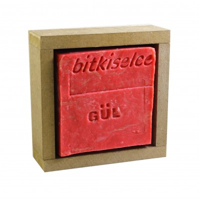 Bitkiselce El Yapımı Gül Sabunu 125 gr.